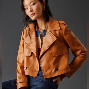 Avec Les Filles Faux Leather Jacket
Size Xs